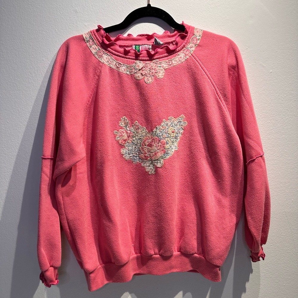 Vintage 90s sweatshirt cottage core size large